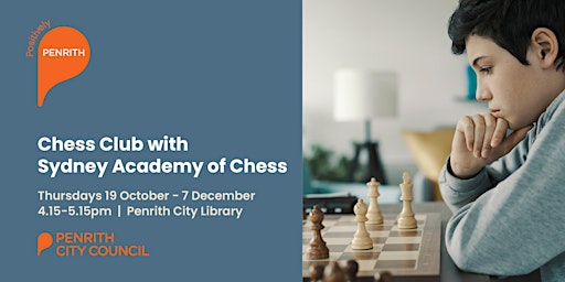 Chess Club with Sydney Academy of Chess:  8-14yo primary image