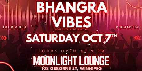 Bhangra Vibes | Punjabi DJ Club Party (OCT 7) primary image