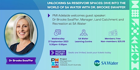 Opening Up SA Reservoir Spaces to the Public - SA Water Presentation primary image