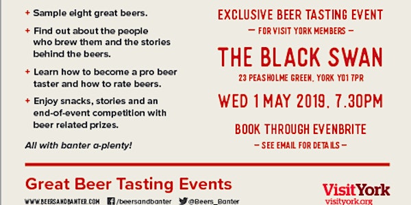 Discover Beer - an evening for ale lovers