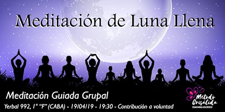Imagen principal de Meditación Grupal de Luna Llena Abril