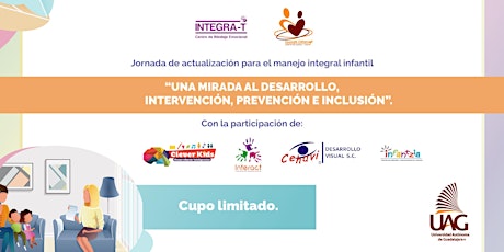 Imagen principal de Jornada de Actualización para el Manejo Integral Infantil: Una mirada al desarrollo, intervención, prevención e inclusión 