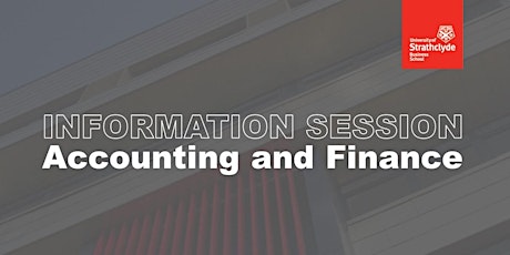Programme Information Session - Accounting & Finance MSc courses primary image