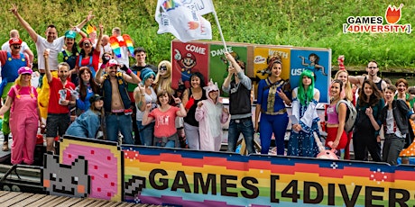 Primaire afbeelding van Games[4Diversity] @ Utrecht Canal Pride 2019 