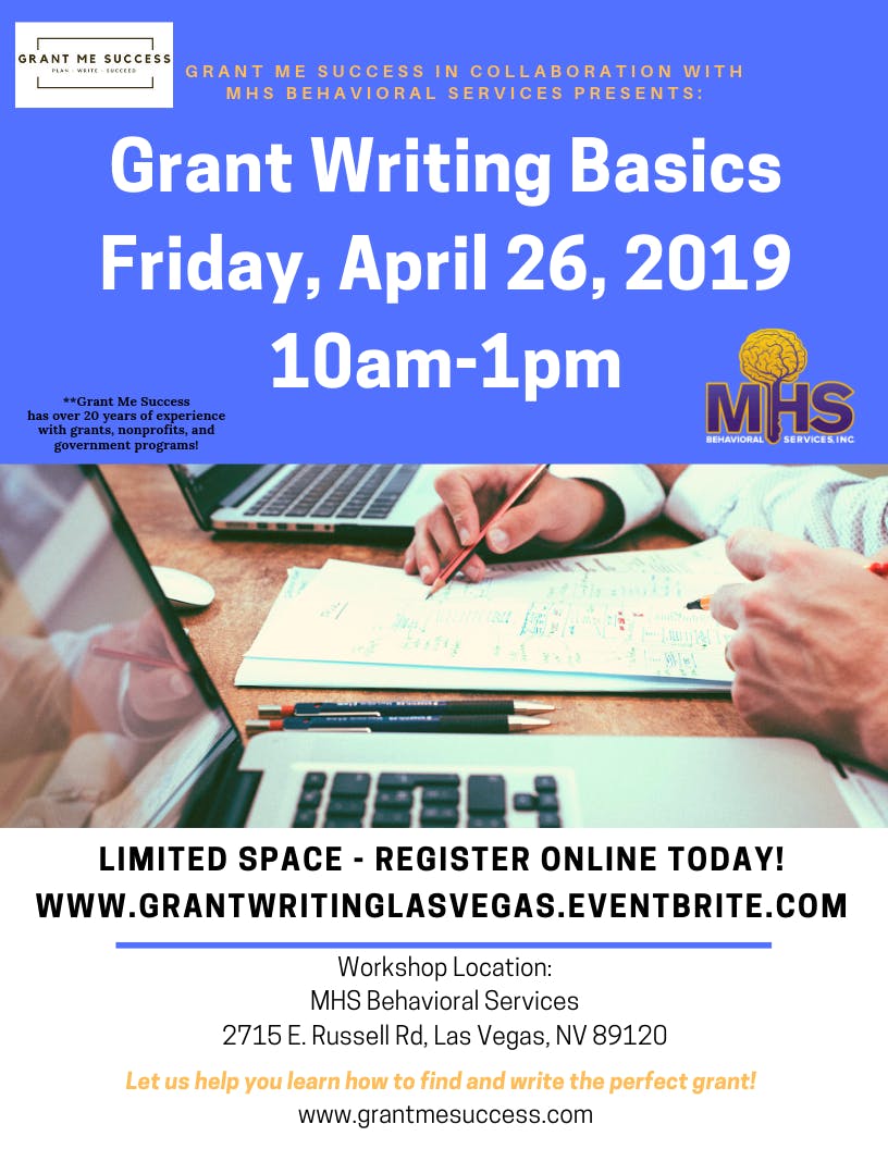 April Grant Writing Basics Workshop
