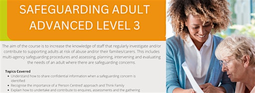 Collection image for Advanced Safeguarding Adults  (Level 3)