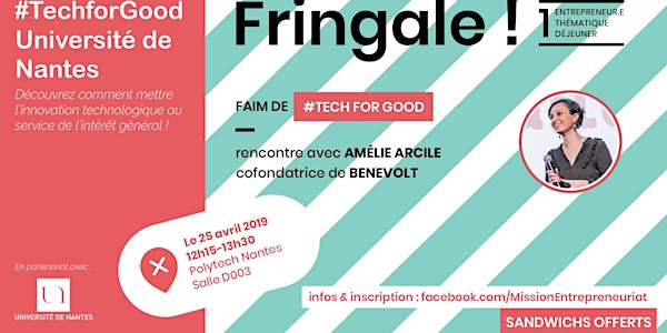 Fringale ! x Tech for Good Tour : rencontre avec Amélie Arcile, cofondatrice de Benevolt