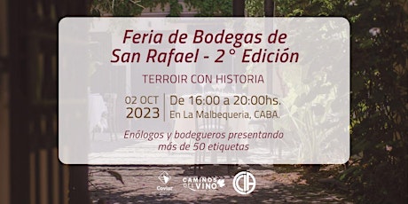 Imagen principal de FERIA DE BODEGAS DE SAN RAFAEL - 2da EDICIÓN