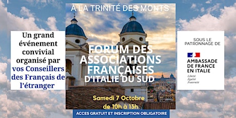 Image principale de Forum 2023 des Associations françaises  d’Italie du Centre et du Sud