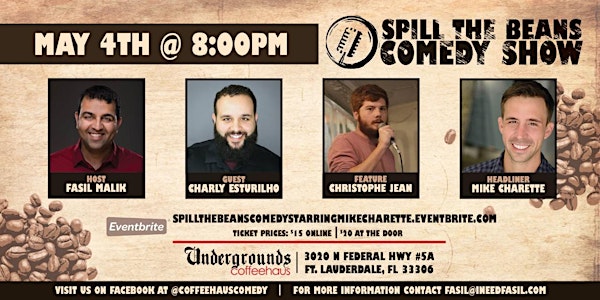 Spill the Beans Stand Up Comedy Show- Mike Charette