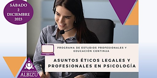 Hauptbild für Asuntos éticos legales y profesionales en psicologia