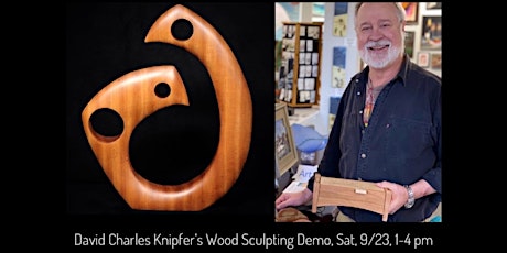 David Charles Knipfer's Wood Sculpting Demo, 1-4 pm, 9/23 primary image