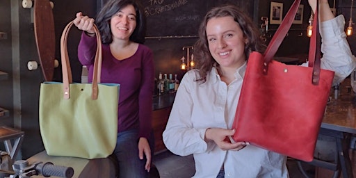 Primaire afbeelding van Intro to Leatherwork: Make a Leather Tote Bag - Art Class by Classpop!™