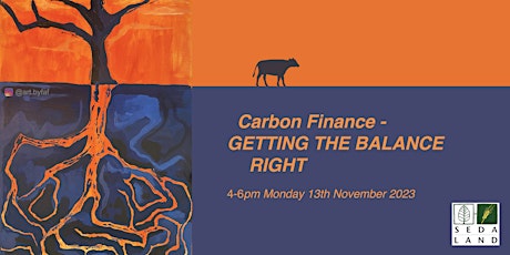 SEDA Land Carbon Finance 2: Getting the Balance Right primary image