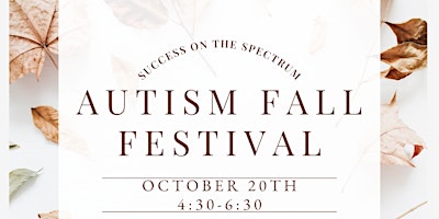 Free Annual Autism Fall Festival
