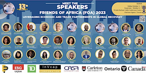 Friends of Africa Economic Summit  2024 (14th Anniversary) primary image