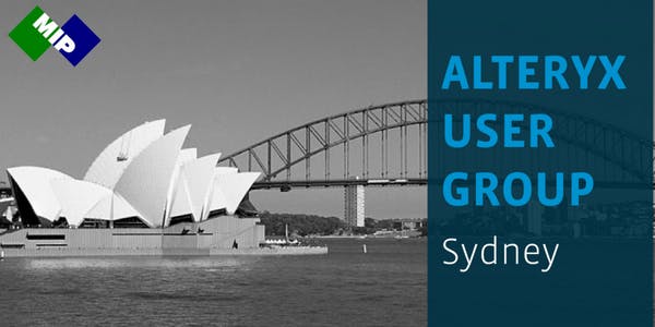 Alteryx User Group - Sydney