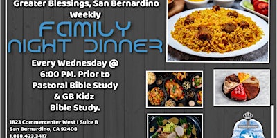 Family Night Fellowship Dinner primary image
