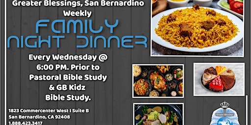 Family Night Fellowship Dinner primary image