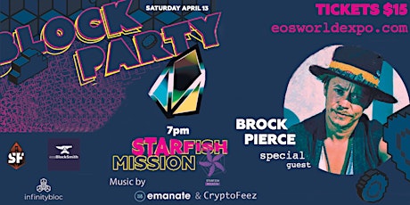 EOS World Expo Presents - BLOCK PARTY @ Starfish Mission primary image