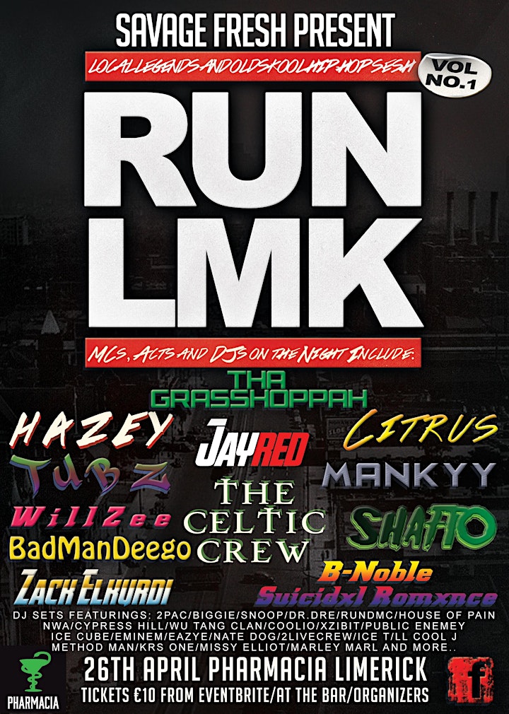 RUN LMK, Local Gangstas and Oldskool Hip-Hop Sesh Vol.1 image