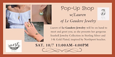 Jewelry Pop-Up w/ Lauren of Le Gaudere Jewelry