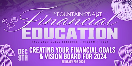 Creating Your Financial Goals & Vision Board for 2024 primary image