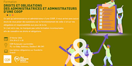 Image principale de Droits et obligations des administratrices et administrateurs d'une COOP