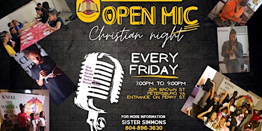 Imagen principal de Open Mic Christian night