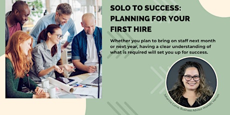 Solo to Success: Planning for your first hire primary image