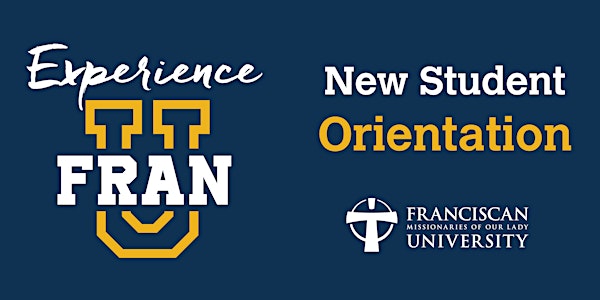 New Student Orientation - Incoming Fall 2019