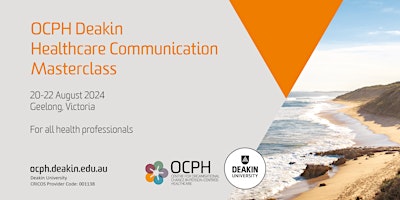 Imagen principal de OCPH Healthcare Communication Residential Masterclass