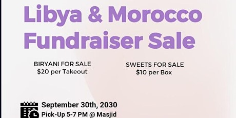 FUNDRAISING - Help Moroccans and Libyans in need primary image