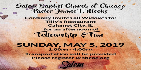 Salem Baptist church of Chicago - Widows Event