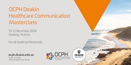 OCPH Healthcare Communication Residential Masterclass