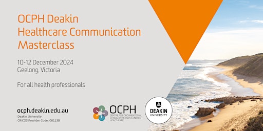 Immagine principale di OCPH Healthcare Communication Residential Masterclass 