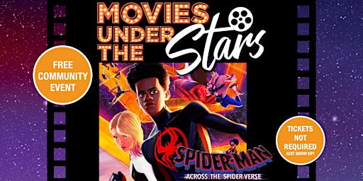 Imagem principal do evento Movies Under the Stars: Spider-Man: Across the SpiderVerse - Ormeau