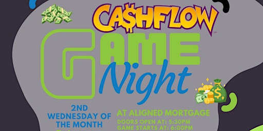 Image principale de Cashflow Game Night and Networking