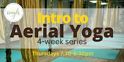 Primaire afbeelding van Intro to Aerial Yoga - 4-session series