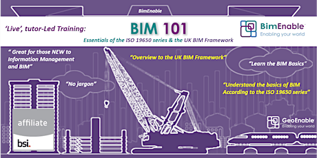 BIM 101 - Essentials of the ISO 19650 series (SOLD OUT) primary image
