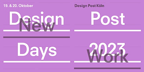 Hauptbild für Design Post Days | New Work