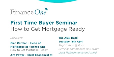 First Time Buyer Seminar - Finance One primary image