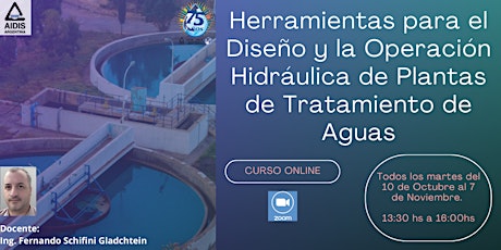 Image principale de DISEÑO Y LA OPERACION HIDRÁULICA  DE PLANTAS DE TRATAMIENTO DE AGUAS