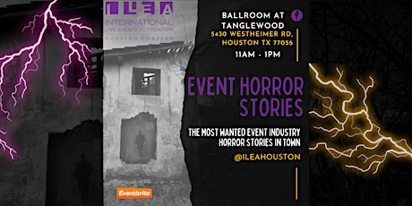Imagen principal de Event Horror Stories with ILEA Houston Ft. Lauren Chumbley