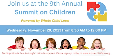Imagem principal do evento 9th Annual Summit on Children - The Power of Prevention