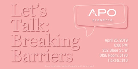 Let's Talk: Breaking Barriers  primary image