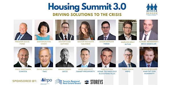 Housing Summit 3.0: Driving Solutions to the Crisis