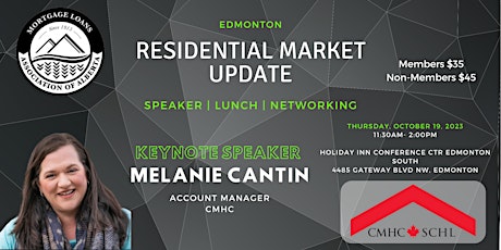 MLAA Presents -  CMHC: Residential Mortgage & Real Estate Market Update primary image