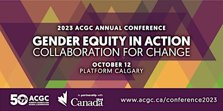 2023 ACGC Annual Conference: Gender Equity in Action primary image