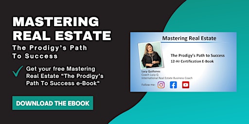Primaire afbeelding van Mastering Real Estate The Prodigy’s Path To Success